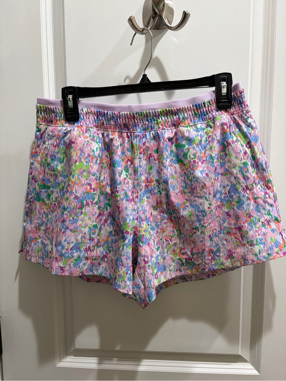Floral Pastel athletic Shorts - Women